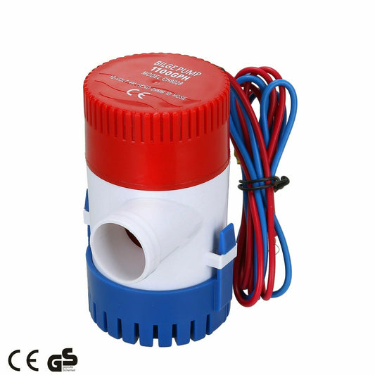 1100GPH Submersible Bilge Water Pump 12V Camp Fishing Boat Caravan Camping