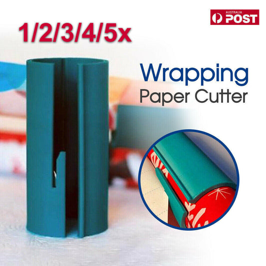 VW Sliding Wrapping Paper Cutter Christmas Craft Seconds Wrap Paper Cut Tools AU