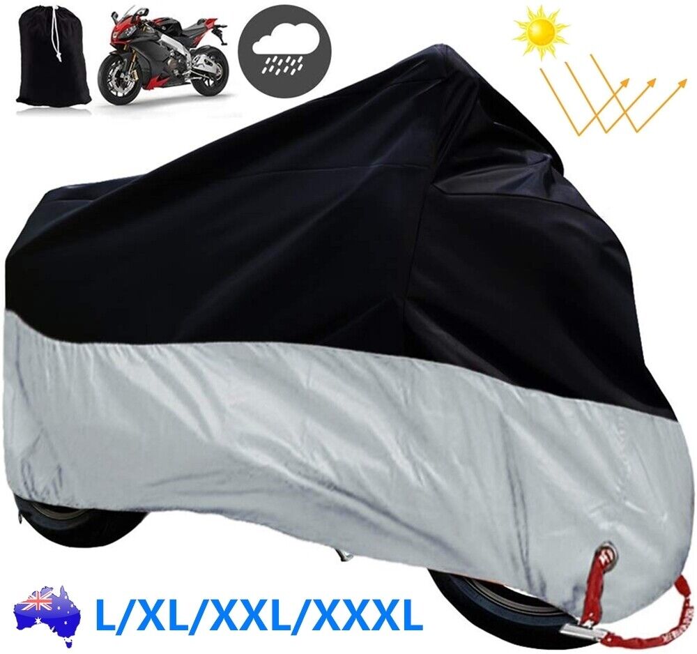 L-XXXL Motorcycle Cover Motorbike Cruiser Scooter Motor Bike Waterproof Storage