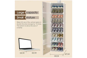 Cube DIY Shoe Cabinet Rack Storage Portable Stackable Organiser Stand Box