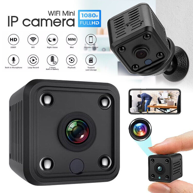 4K HD Mini WiFi Wireless IP Hidden Spy Camera Cam Network Monitor Night Vision