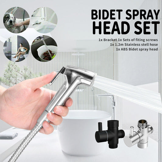 Bidet Douche Toilet Spray Shattaf Shower Head Hose Sprayer Kit Hand AU