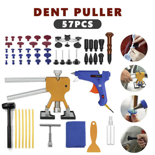 57x Dent Puller Paintless Auto Body Repair Tool Hail Removal Lifter Tabs Kit AU