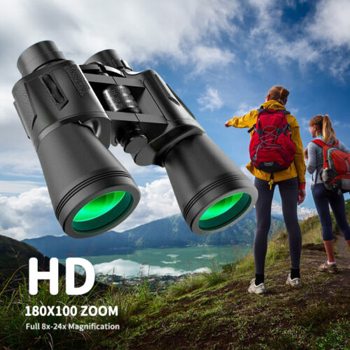 180x100 Zoom HD Hunting Binoculars Night Vision Bird Handheld Telescope Outdoor