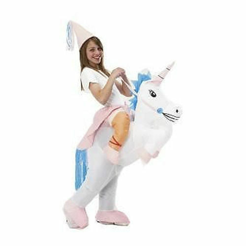 UNICORN Fancy Dress Fan Inflatable Costume Suit AU POST AU SELLER