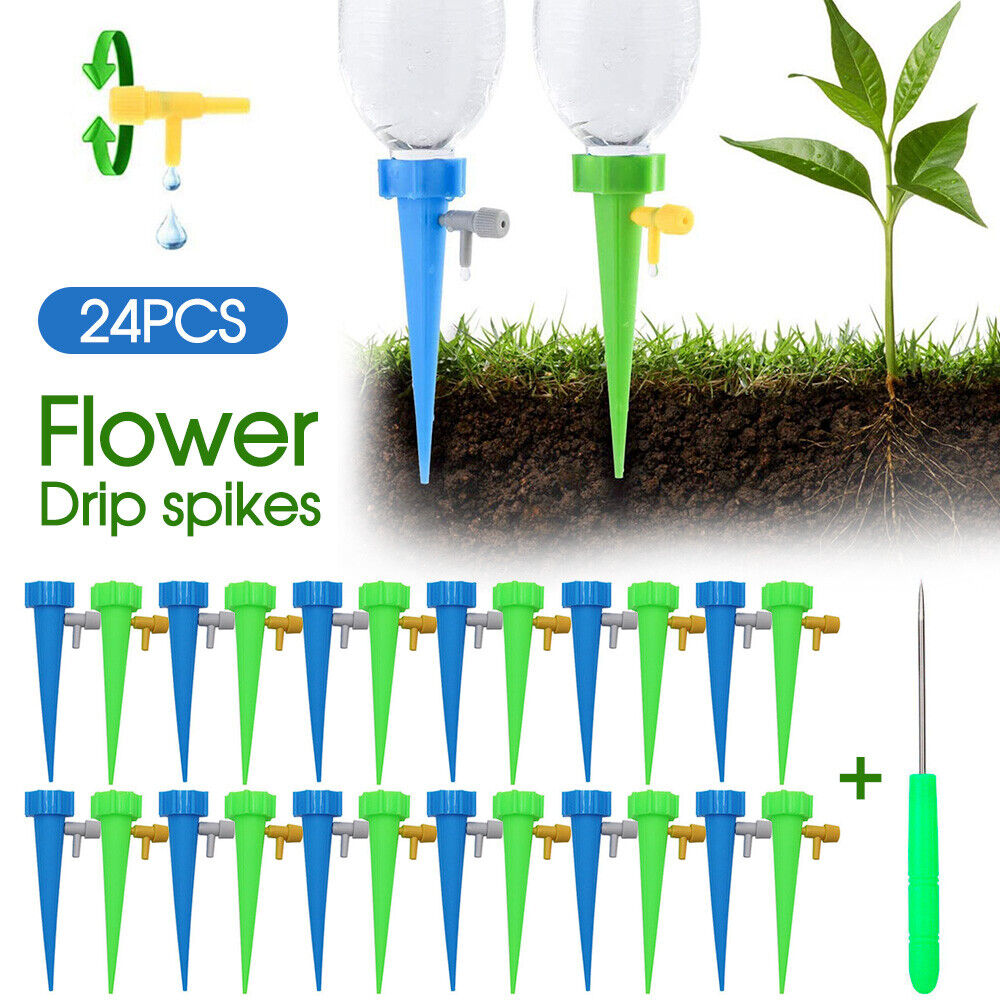 Drip Irrigation System Kit Drippers Self Watering Spikes Plant Flower Garden AU