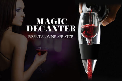 New Magic Decanter Essential RED Wine Aerator and Sediment Filter