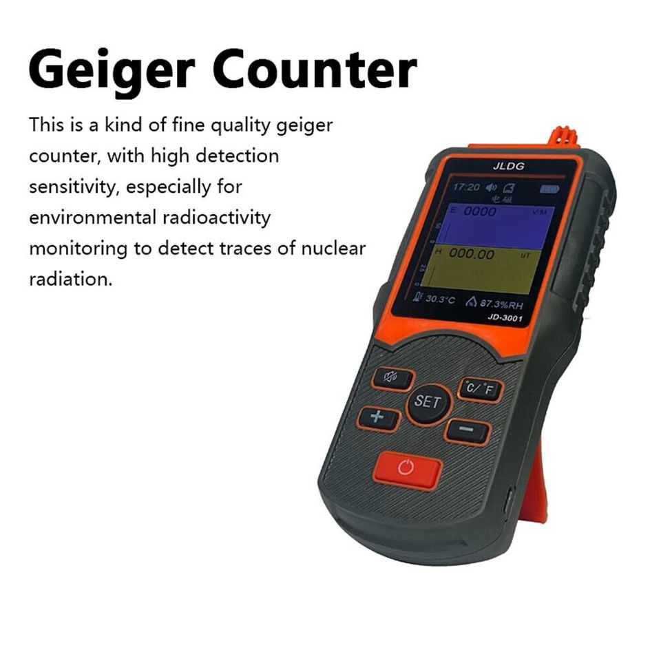 Geiger Counter Nuclear Electromagnetic Radiation Detector Data Export