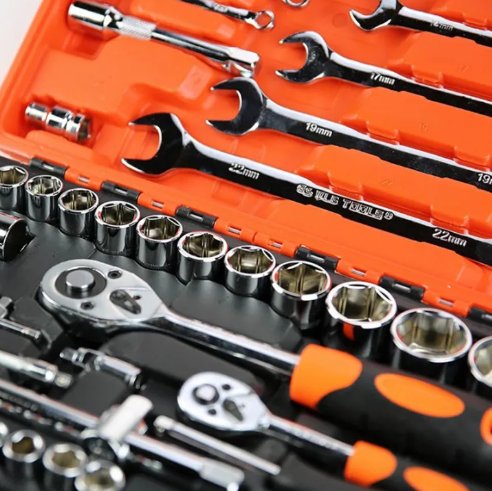82 PCS Car Repair Tools Socket Wrench Set