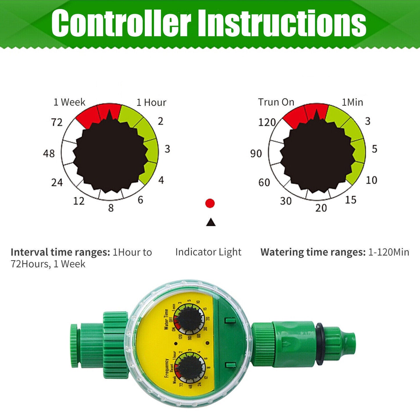 Electronic Water Tap Timer For Garden Hose AUTO Watering Irrigation ControllerAU