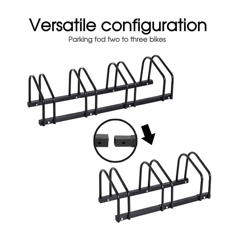3 – 6 Bike Floor Parking Rack Instant Storage Stand Bicycle Cycling Portable AU