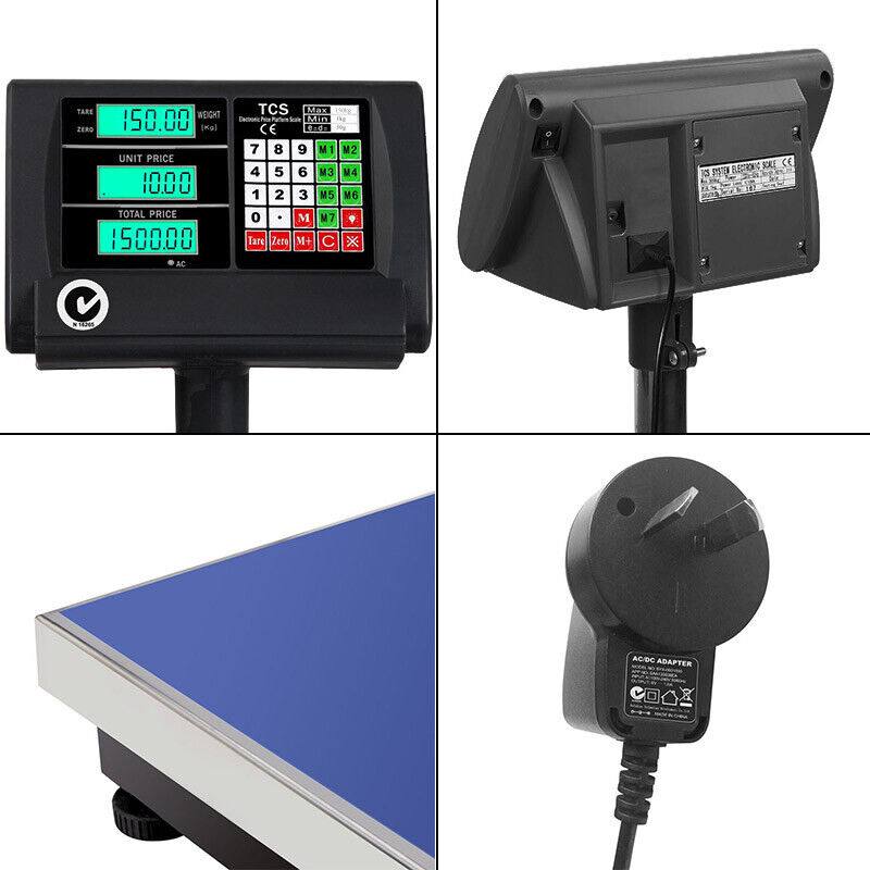 150kg/300kg Electronic Computing Digital Platform Scales Postal Shop Scale Weight