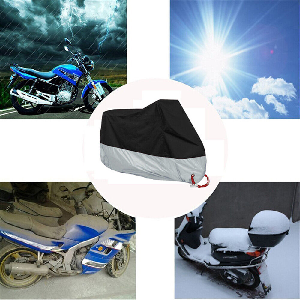 L-XXXL Motorcycle Cover Motorbike Cruiser Scooter Motor Bike Waterproof Storage