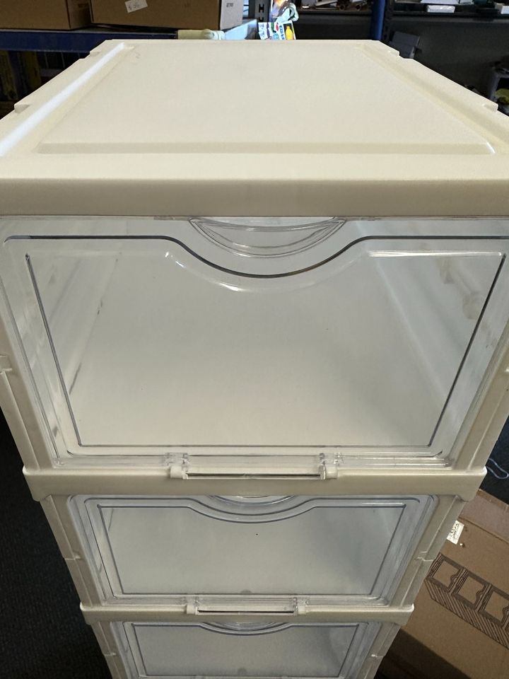 6 Layers Shoe Box Storage Case Clear Boxes Foldable Stackable Transparent Organizer