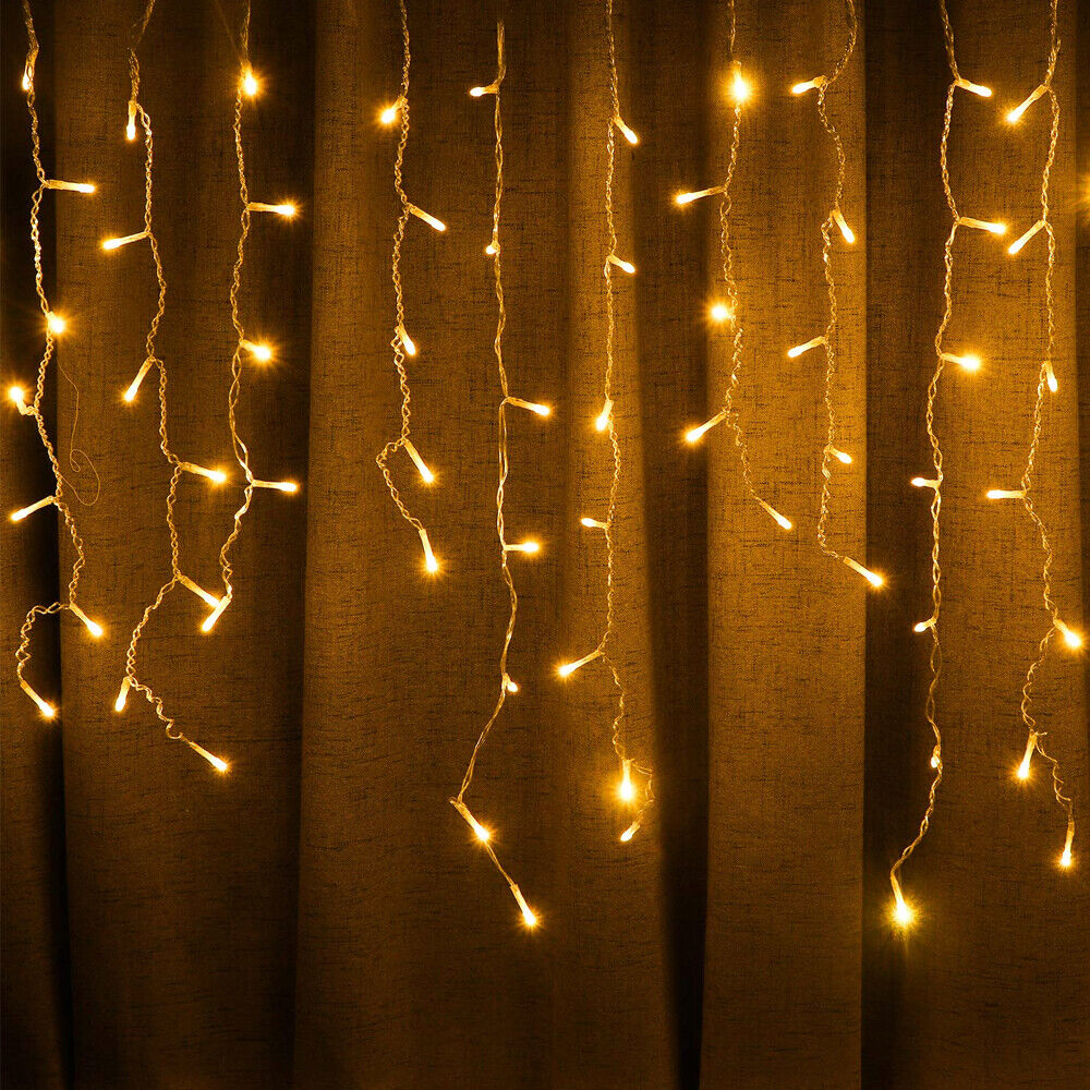 LED Curtain Fairy Lights Wedding Indoor Outdoor Xmas Garden Party Decor