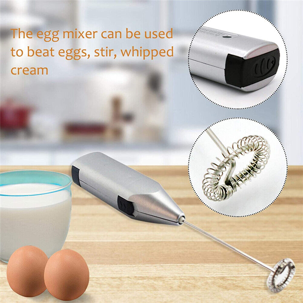 Kitchen Electric Mini Foamer Milk Coffee Frother Egg Beater Stirrer Whisk Mixer