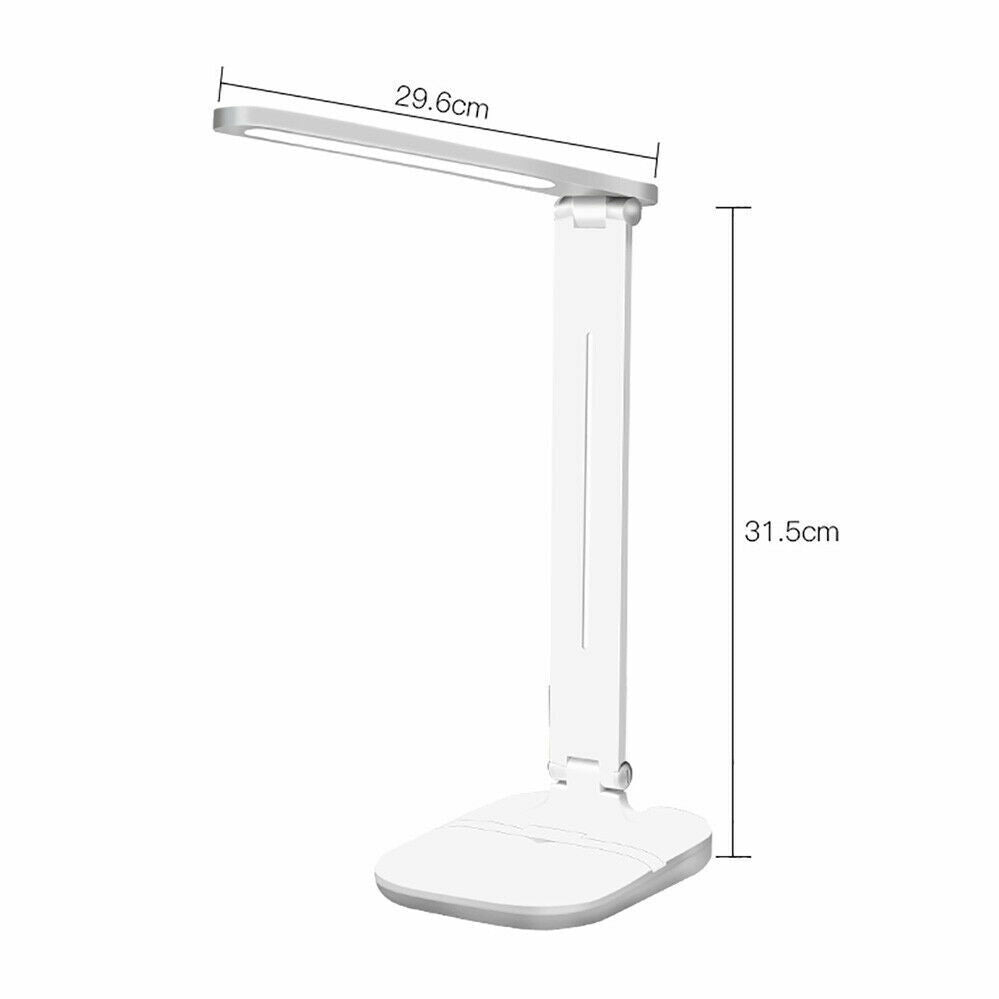 1X Touch LED Desk Lamp Bedside USB Ports Dimmable Study Reading Table Light AU