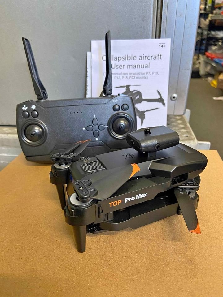 1X New 8K GPS Drone with HD Camera Drones WiFi FPV Foldable RC Quadcopter 3Battery