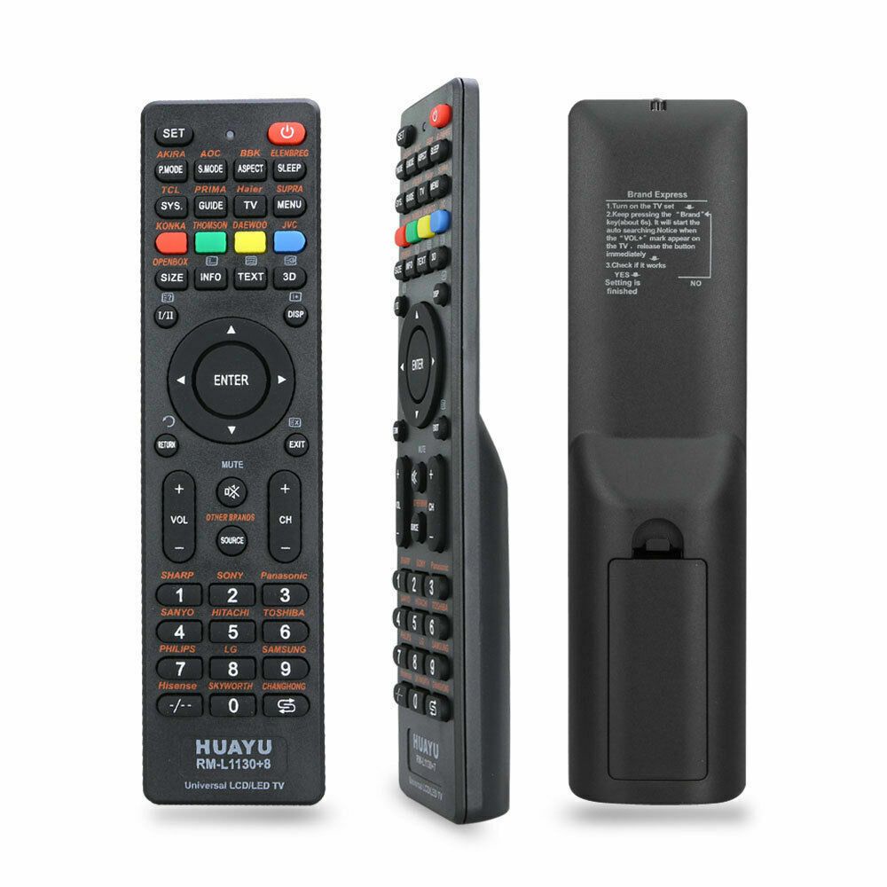 TV Remote Control Universal LCD/LED For Sony/Samsung/Panasonic/LG/TCL/Soniq AUS