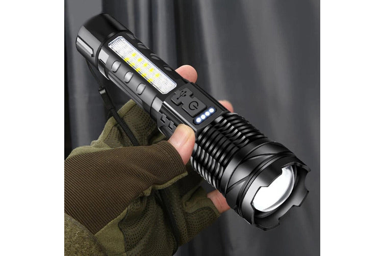 900000 Lumens XHP50 Zoom Flashlight LED Rechargeable Lamp Torch $13.99 Don't Pay$23.99info