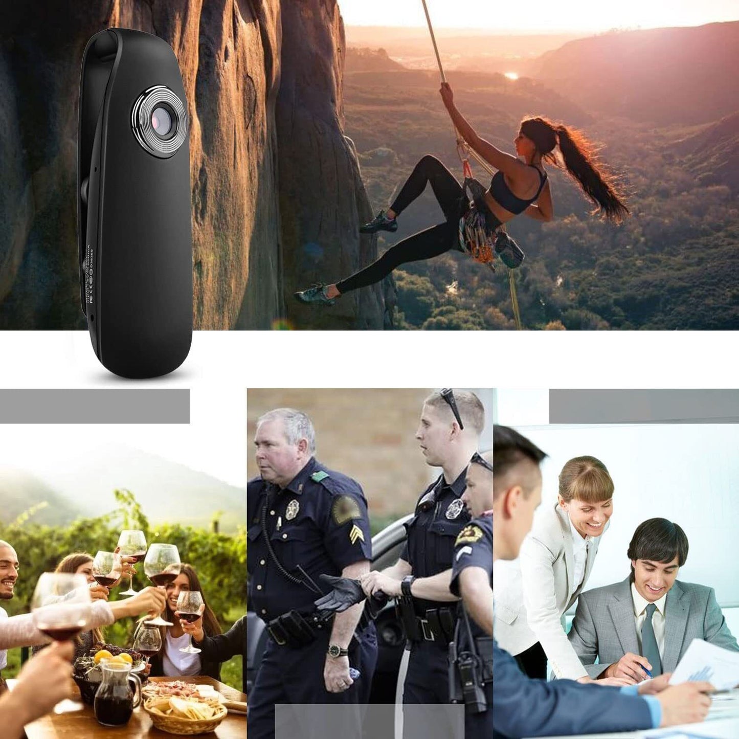 Mini Body Camera HD 1080P Wireless Portable With Clip Wearable Video Recorder