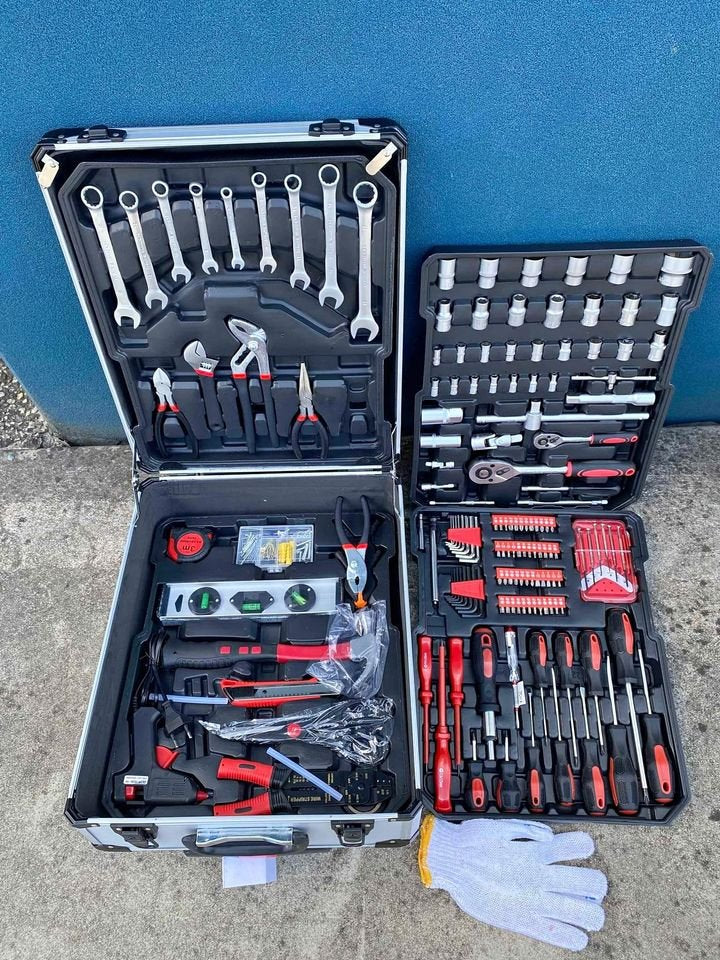799pcs Aluminum Trolley Case Tool Set House Repair Kit Set Household Hand Tool Set