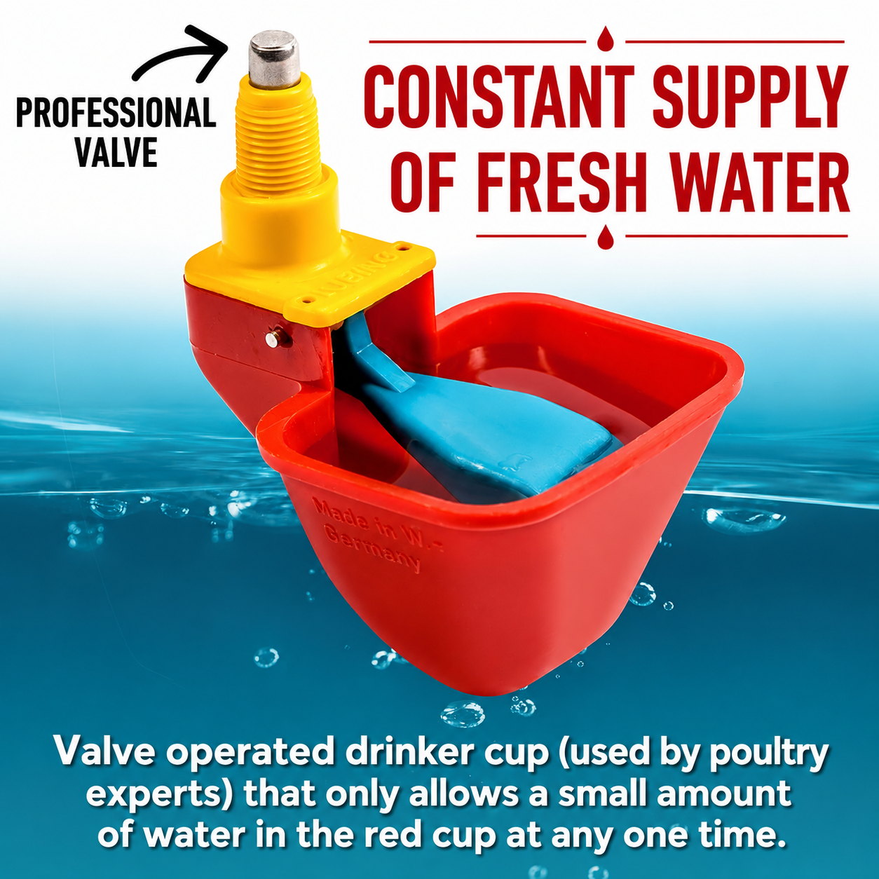 Automatic Poultry Feeder & Water Drinker Set Chicken Coop 3KG 4L