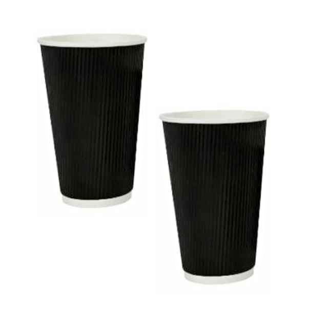 50pcs 8OZ/12OZ/16OZ Disposable Coffee Cups Takeaway Paper