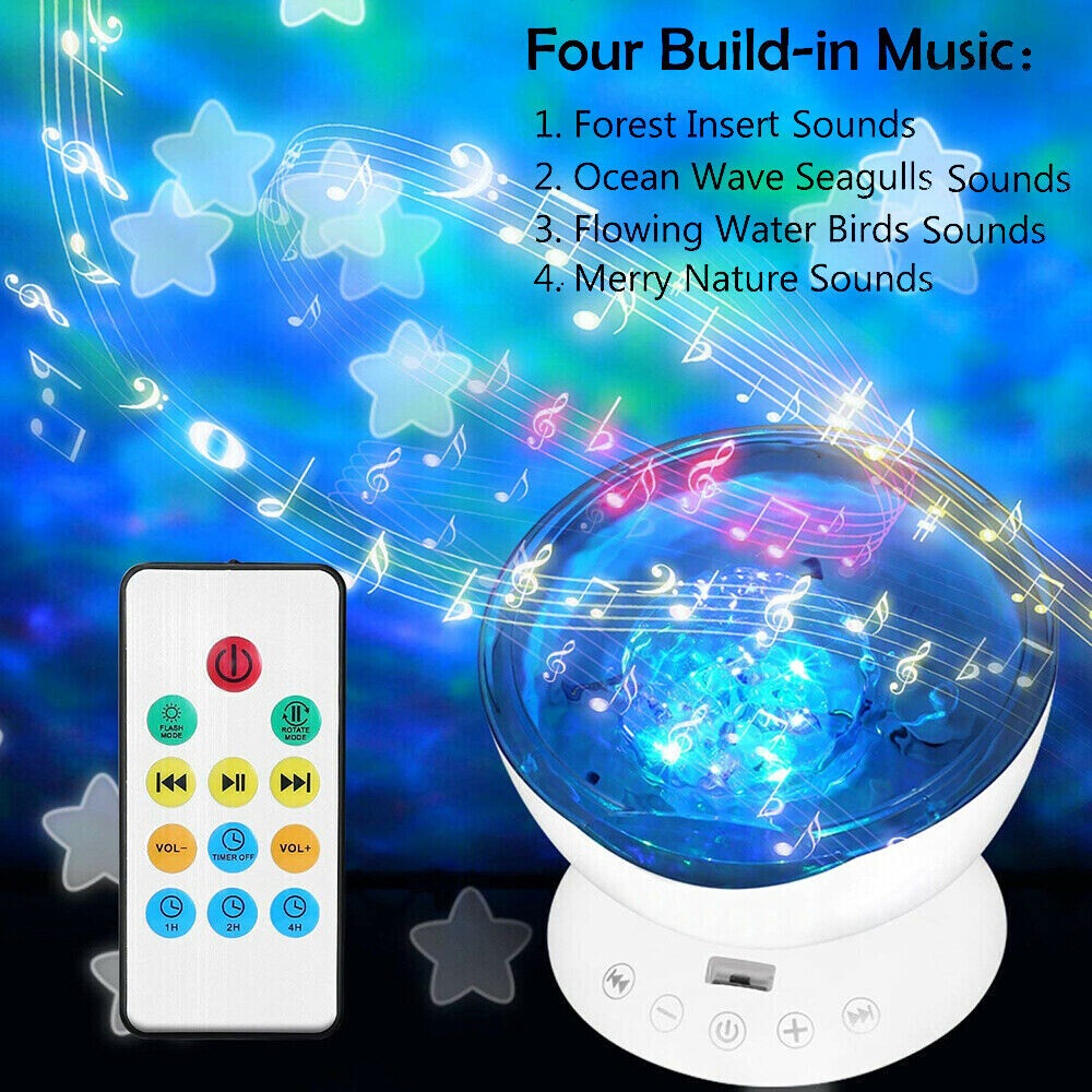 LED Night Light Projector Galaxy Starry Ocean Star Sky Baby Room Party Lamp Condition: Brand New