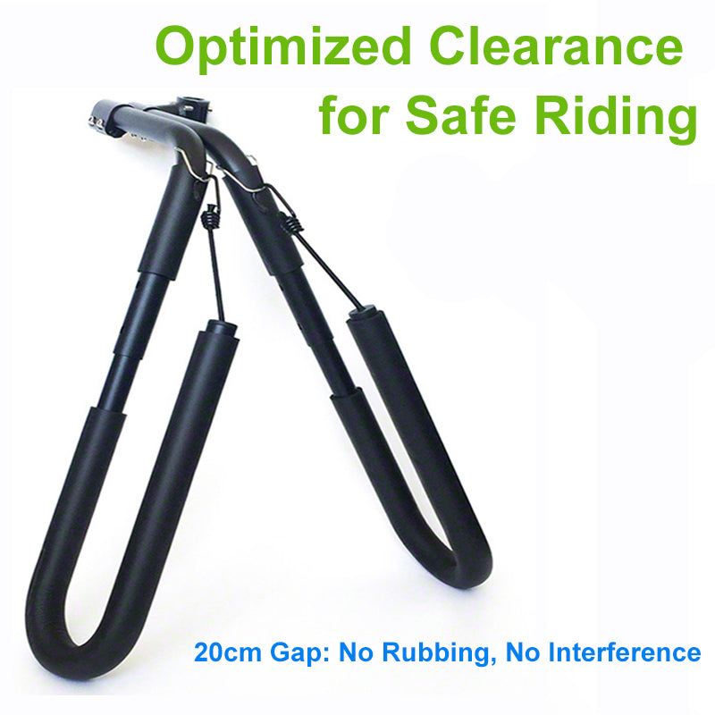 Surfboard Bicycle Carrier Rack Side Mount Bike Holder for Surf,Skim & Kiteboards