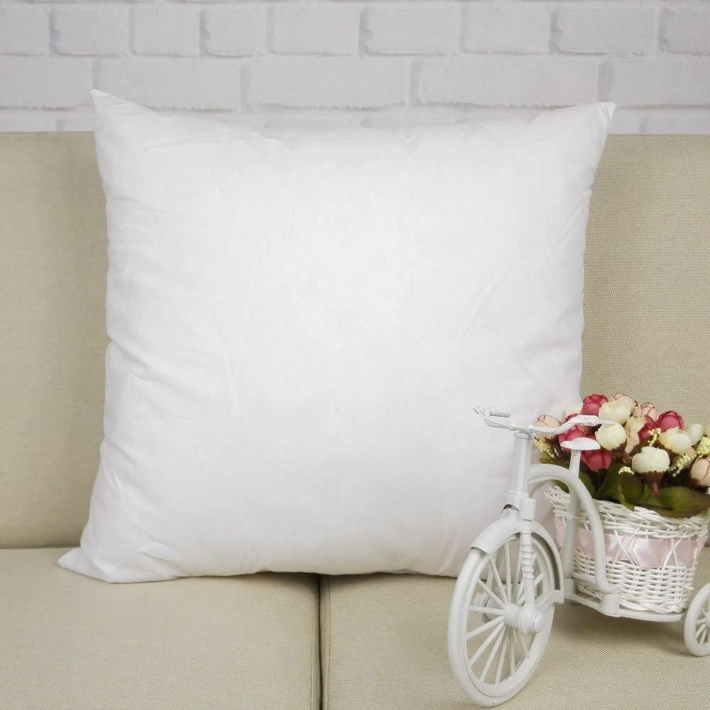 2X 45x45cm Pillow Memory Resilient Cushion Inserts Polyester Filling