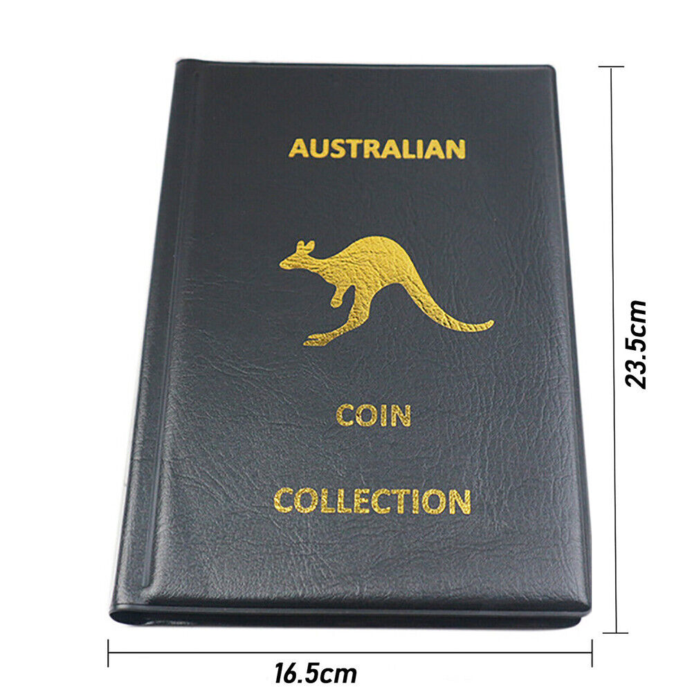 240 Holders Coin Collection Album Book Folder Storage Collecting Penny Pocket AU