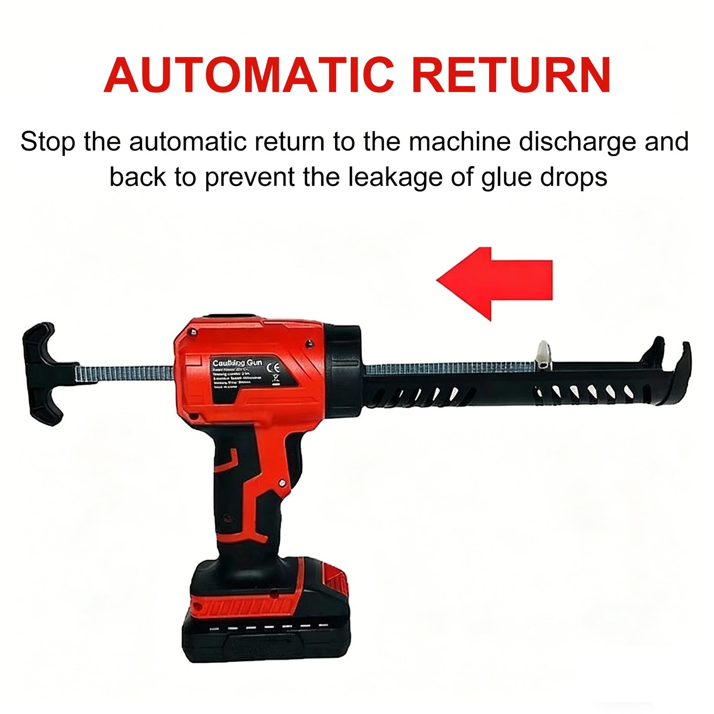 New Cordless Electric Grout Gun 20V Max with Adjustable Speeds for Sealant & Glue