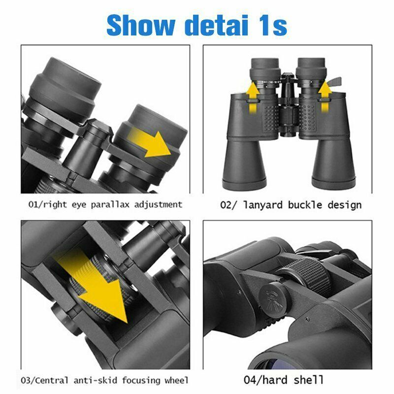 180x100 Zoom HD Hunting Binoculars Night Vision Bird Handheld Telescope Outdoor