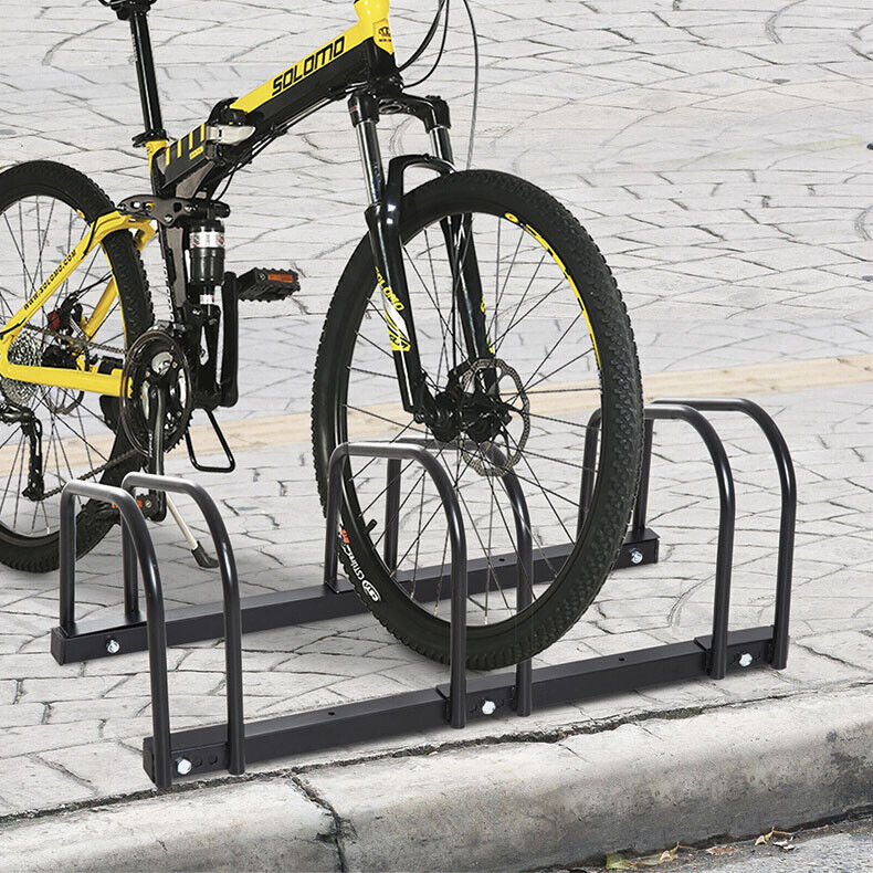 3 – 6 Bike Floor Parking Rack Instant Storage Stand Bicycle Cycling Portable AU