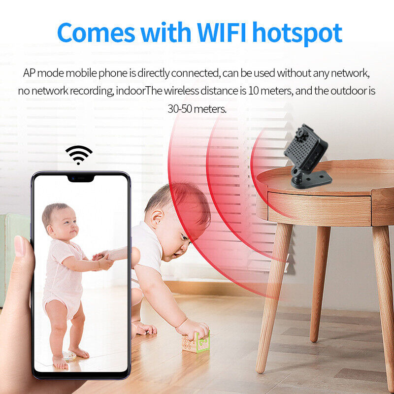 Mini Camera Wifi Wireless Full HD 1080P Home Security Micro Camcorder