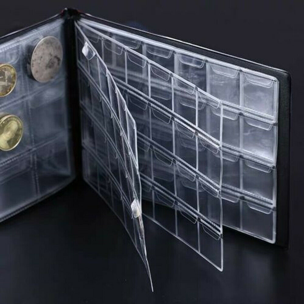 480 Coin Holder Collection Storage Collecting Money Penny Pockets Album Book