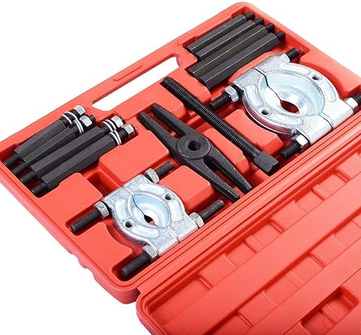 12 pcs Bearing Splitter Gear Puller Fly Wheel Separator Set With Box Tool Kit