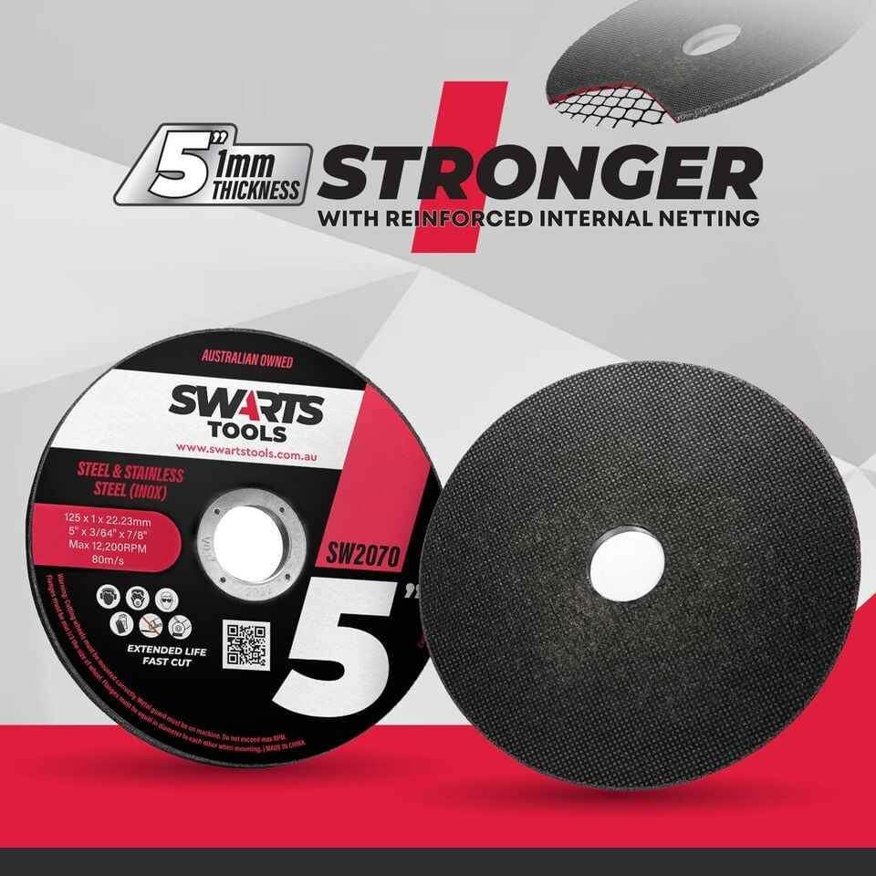 50pc 5" 125mm Angle Grinder Cutting Discs - Thin Cut Off Wheels Disks for Metal