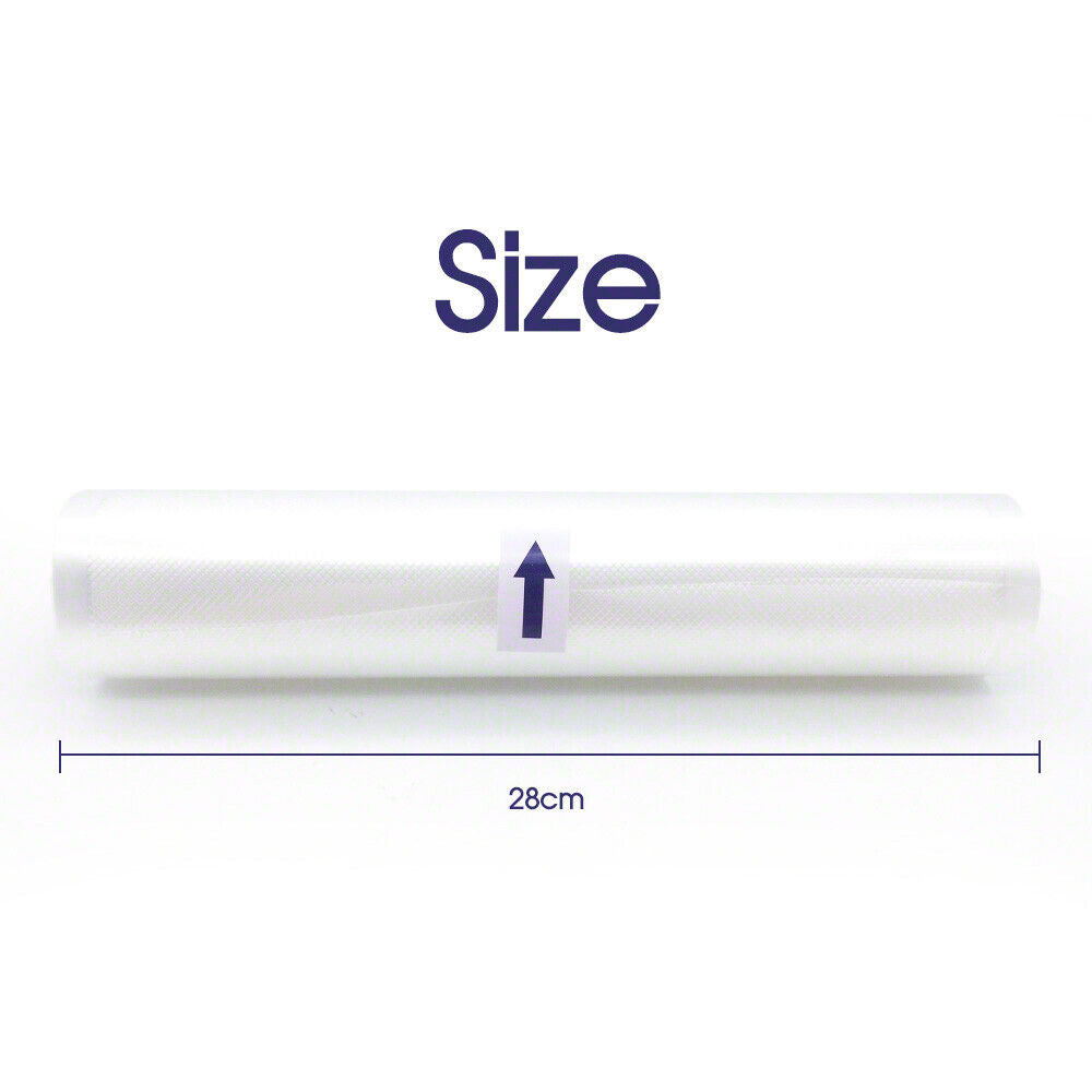 New Roll Vacuum Sealing Food Storage Bag Storage Saver Reusable 28CMx6M AU POST