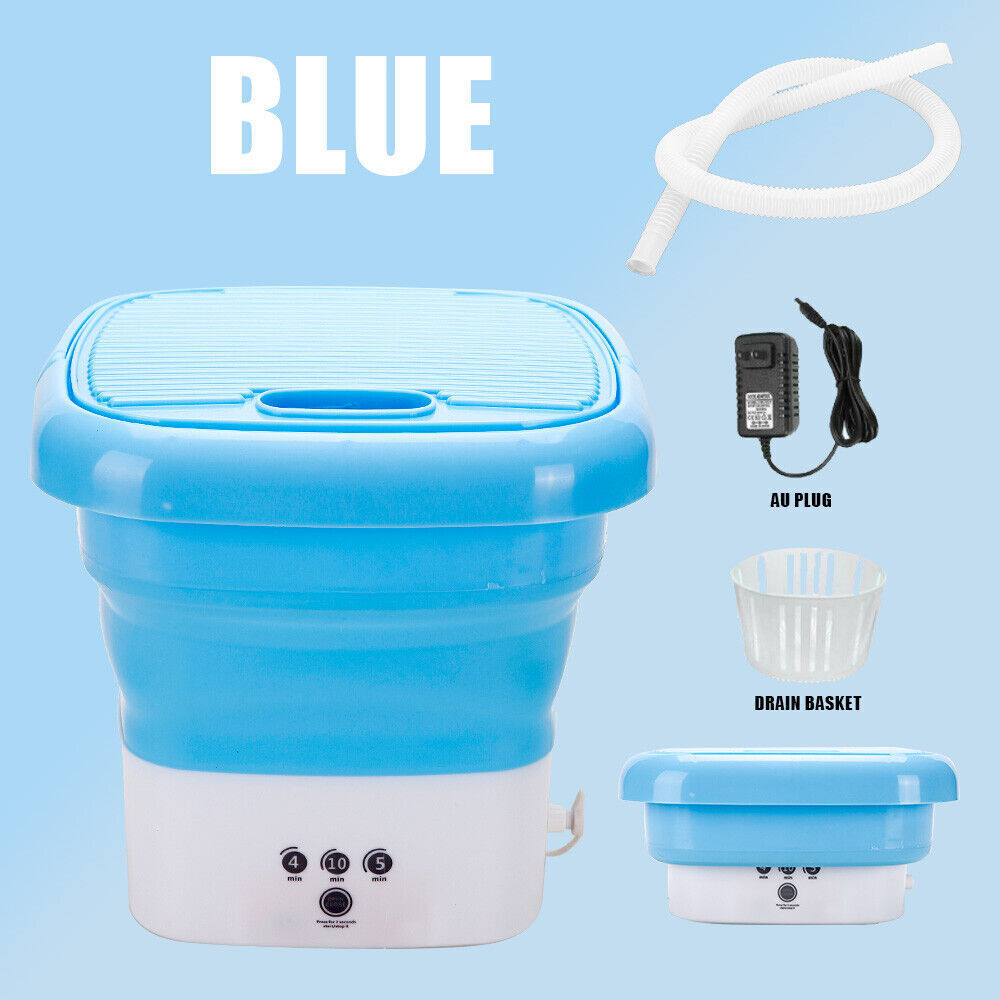 4.5 Mini Washing Machine Bucket Folding Portable Laundry Machine Clothes Washing