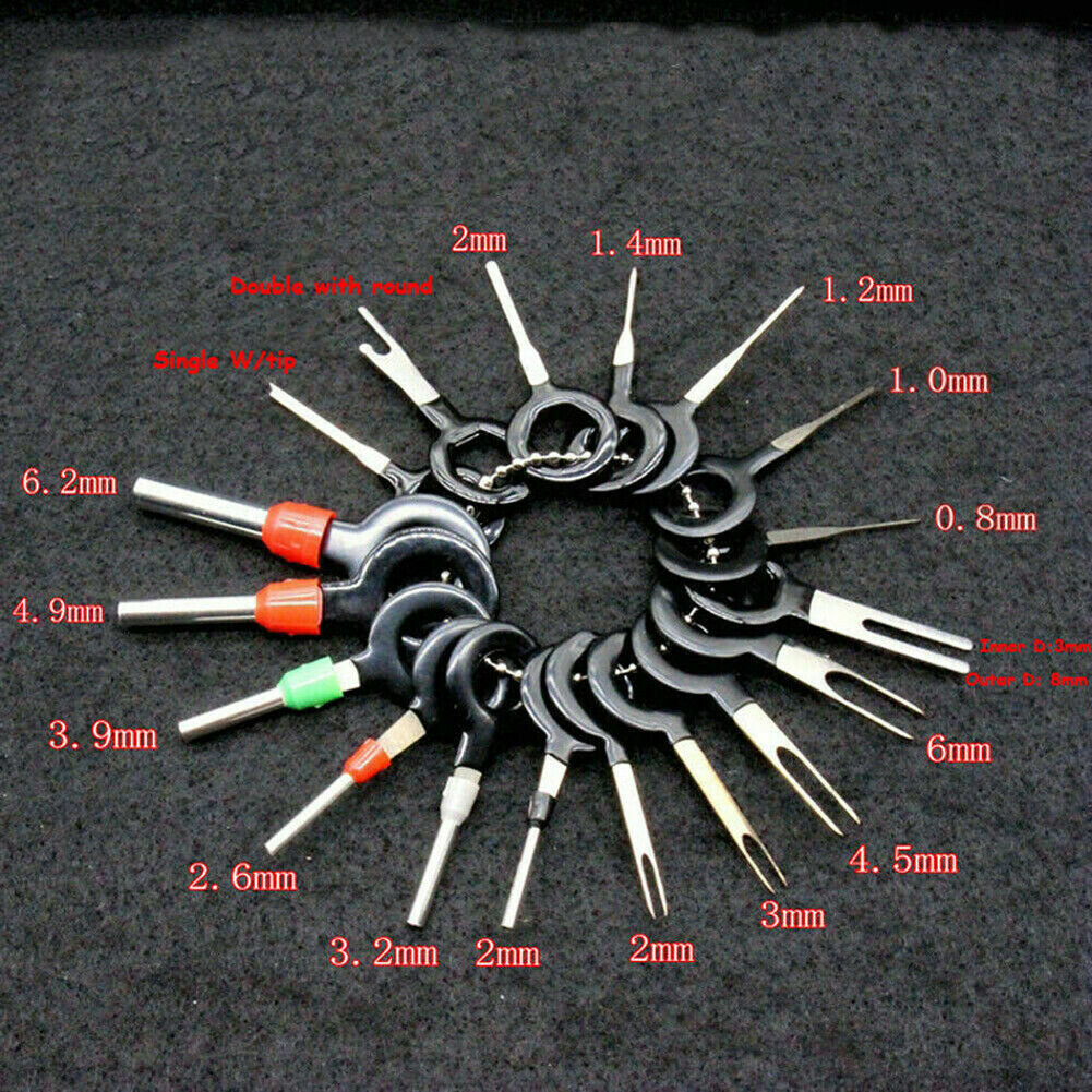 70Pcs Set Pin Ejector Wire Kit Extractor Auto Terminal Removal Connector Tool