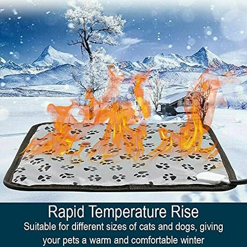 20W Electric Pet Heat Mat Heated Pad Dog Cat Heating Blanket Bed Waterproof
