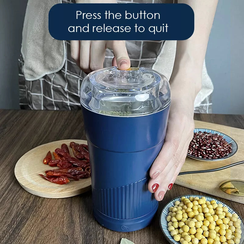 Electric Coffee Grinder Grinding Milling Bean Nut Spice Matte Blender 220V AU