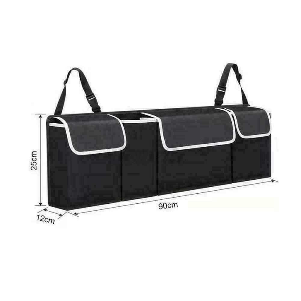 Car Boot Organiser Large Storage Bag Pocket Back Seat Hanger Travel Hanging AUS