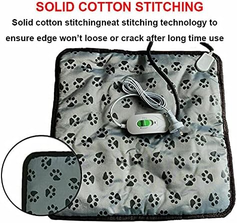 20W Electric Pet Heat Mat Heated Pad Dog Cat Heating Blanket Bed Waterproof
