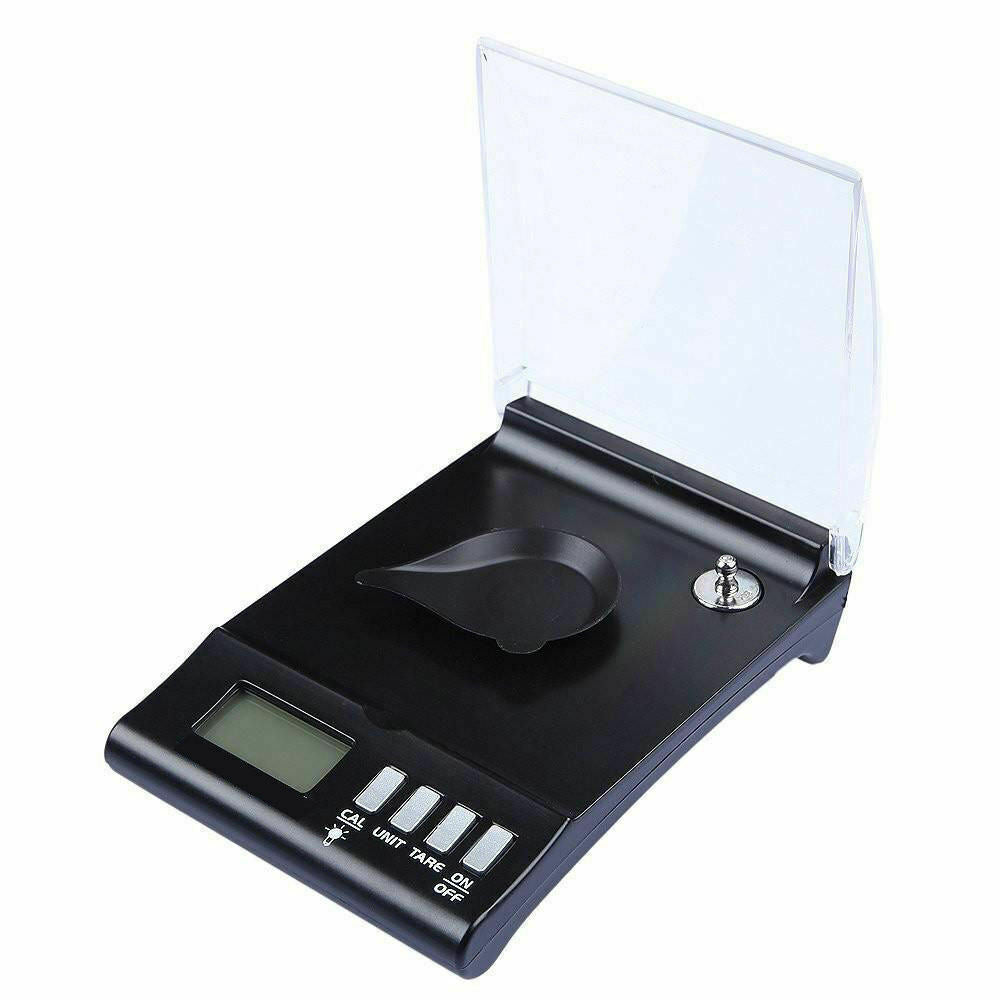 0.001g 30g Electronic Digital Milligram Pocket Jewellery Scale LCD Display Black