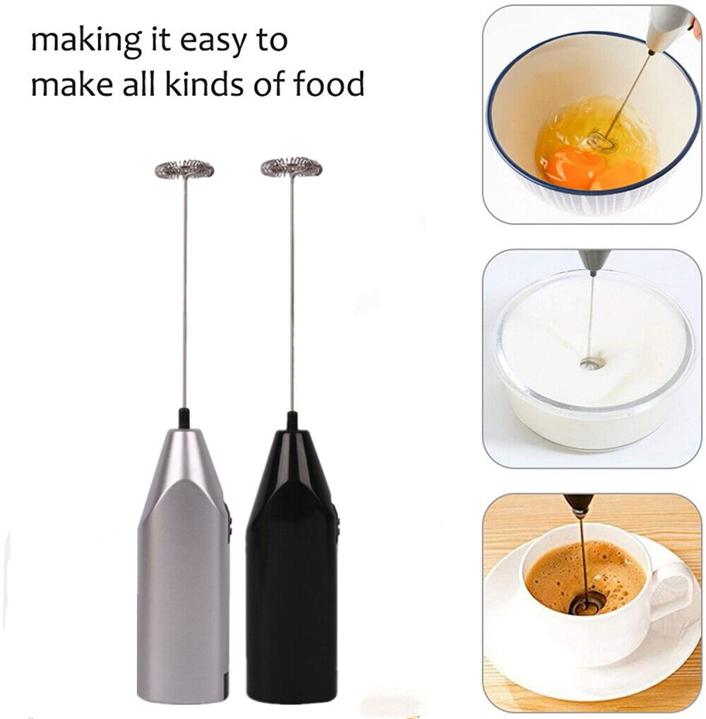 Kitchen Electric Mini Foamer Milk Coffee Frother Egg Beater Stirrer Whisk Mixer