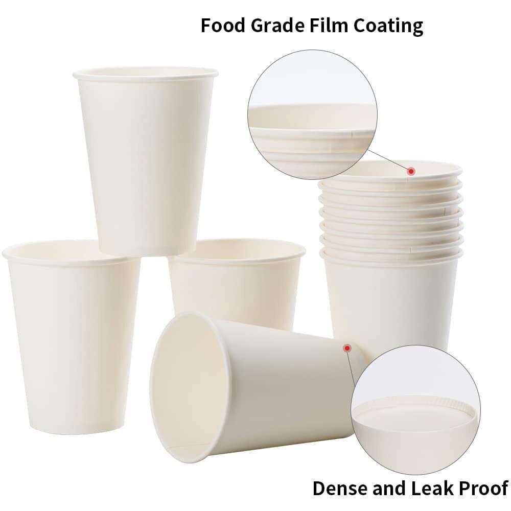 Disposable Coffee Cups 8oz 12oz 16oz Bulk Takeaway Paper Triple Wall Take Away