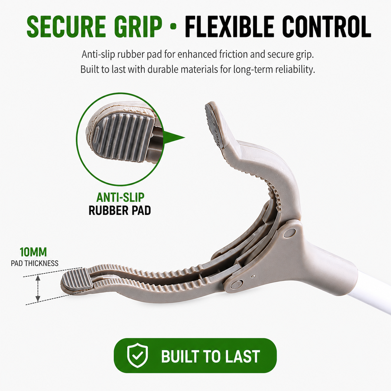 83cm Aluminium Pick Up Tool Reacher Grabber Extend Hand Trash Picker Arm Stick